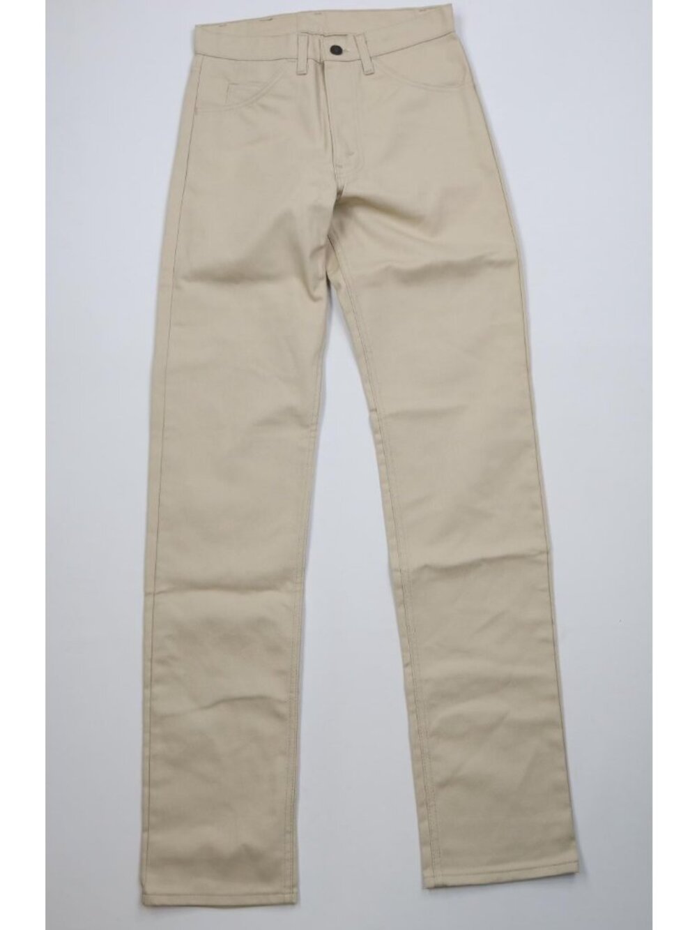 Deadstock Vtg 80s Levis 505 Mens 30x36 Twill Straight Leg Denim Jeans Beige USA
